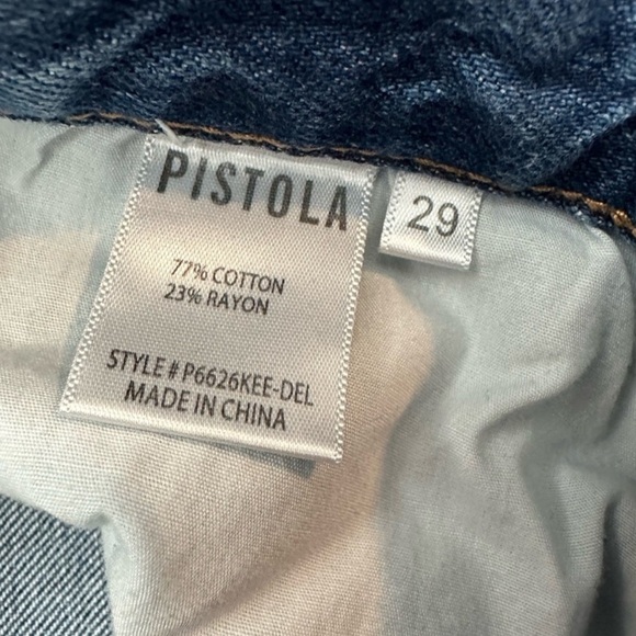 PISTOLA Presley Straight Ankle Jean - High Rise - Picture 9 of 9